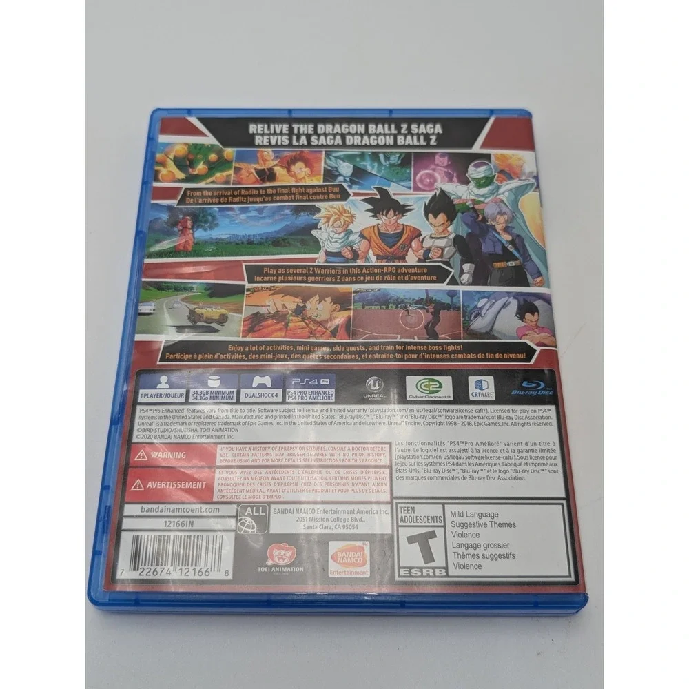 Dragon Ball Z: Kakarot PS4 Sony PlayStation 4